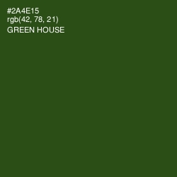 #2A4E15 - Green House Color Image